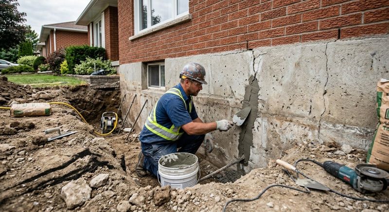 Basement Foundation Repair in Hutchinson, KS