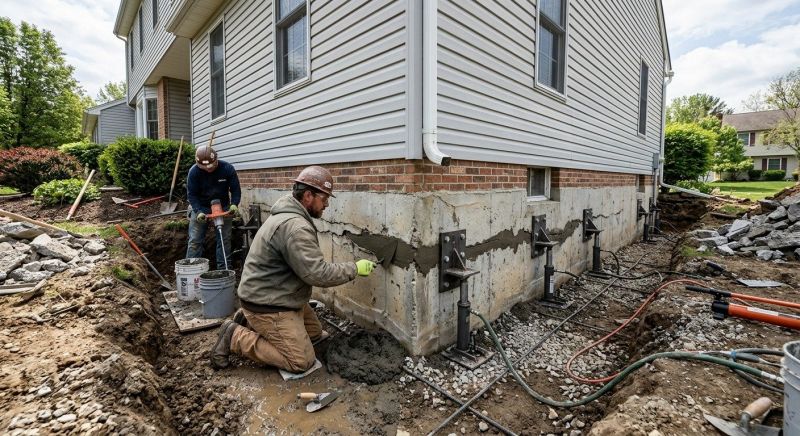 Basement Foundation Repair in Moundridge, KS