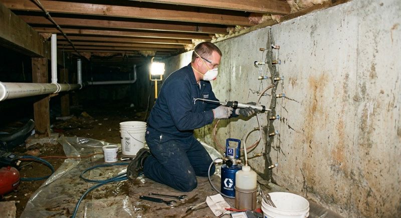 Basement Foundation Repair in Moundridge, KS