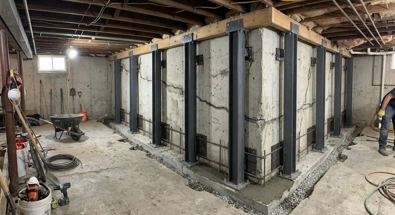 Basement Underpinning in Hutchinson, KS