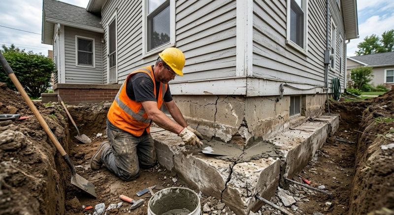 Building Foundation Repair in Hutchinson, KS