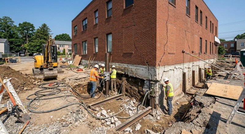 Building Foundation Repair in Moundridge, KS