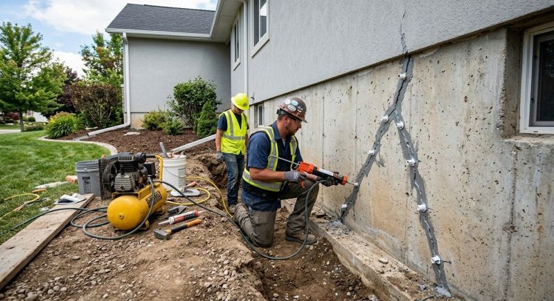 Building Foundation Repair in South Hutchinson, KS