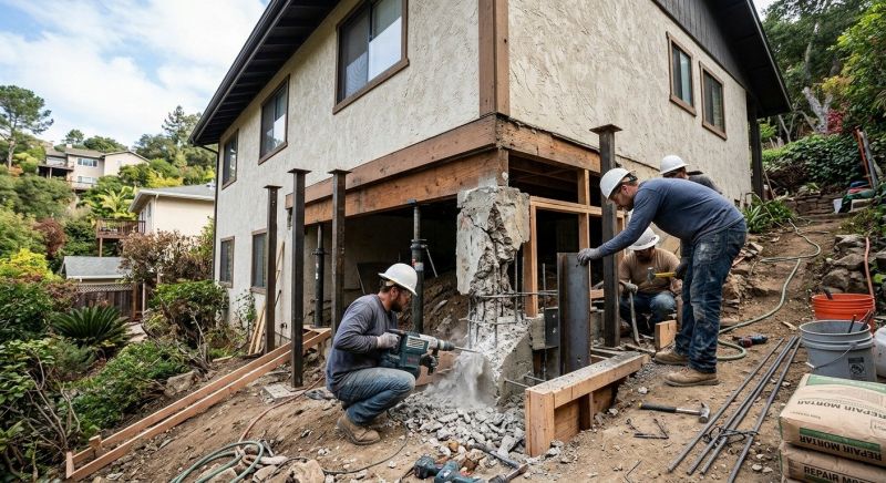 Commercial Foundation Repair in Hutchinson, KS