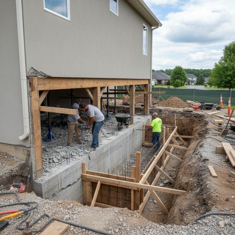 Concrete Foundation Repair in Hutchinson, KS