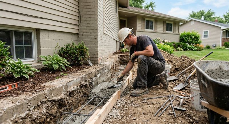 Concrete Foundation Repair in South Hutchinson, KS