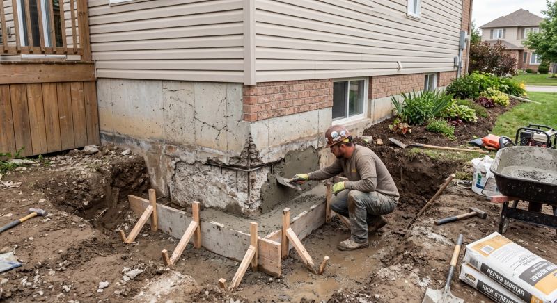 Concrete Foundation Repair in South Hutchinson, KS