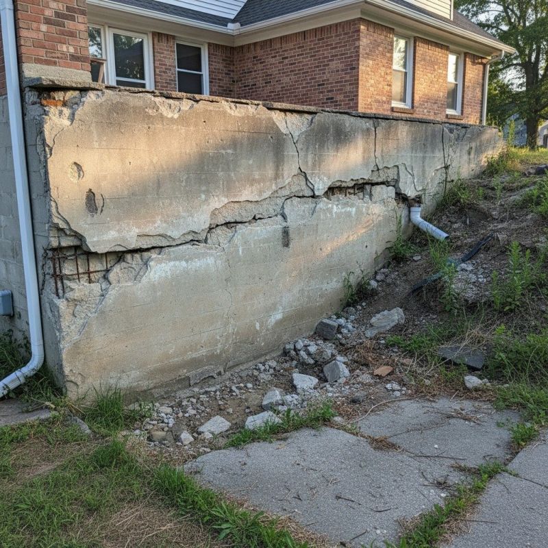 Cracked Foundation Repair in South Hutchinson, KS