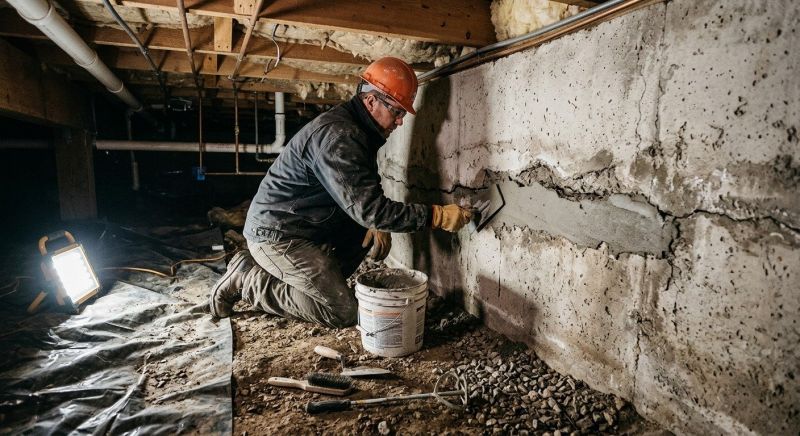 Crawlspace Foundation Repair in Hutchinson, KS