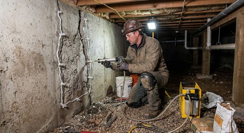 Crawlspace Foundation Repair in Hutchinson, KS
