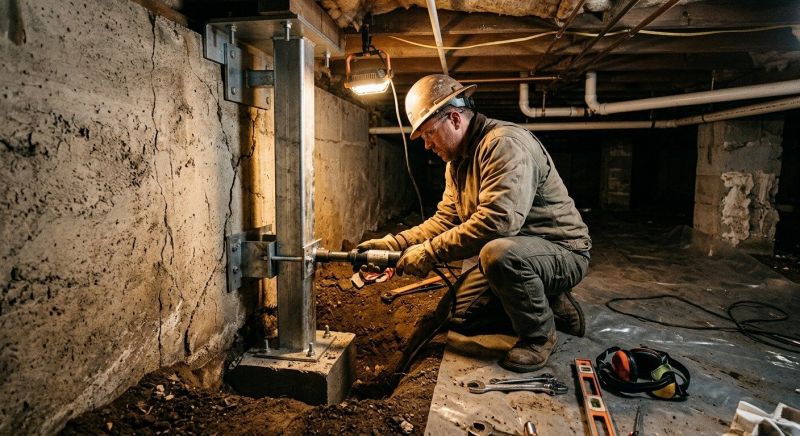 Crawlspace Foundation Repair in Moundridge, KS