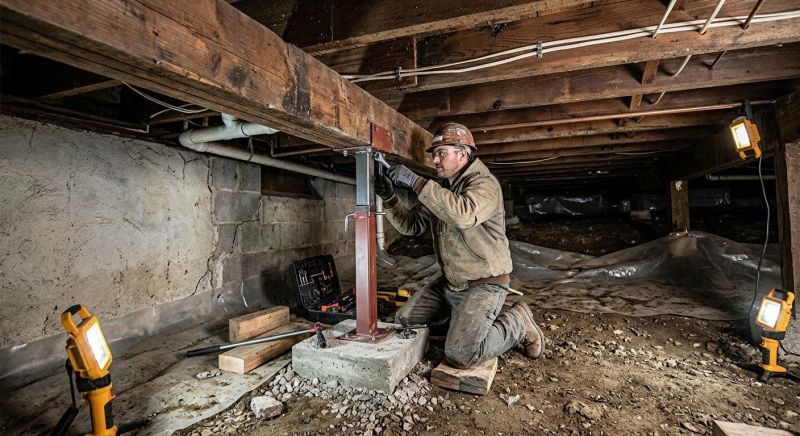 Crawlspace Foundation Repair in South Hutchinson, KS