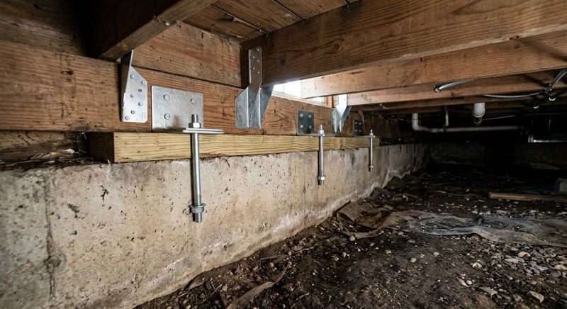 Crawlspace Structural Repair in Hutchinson, KS