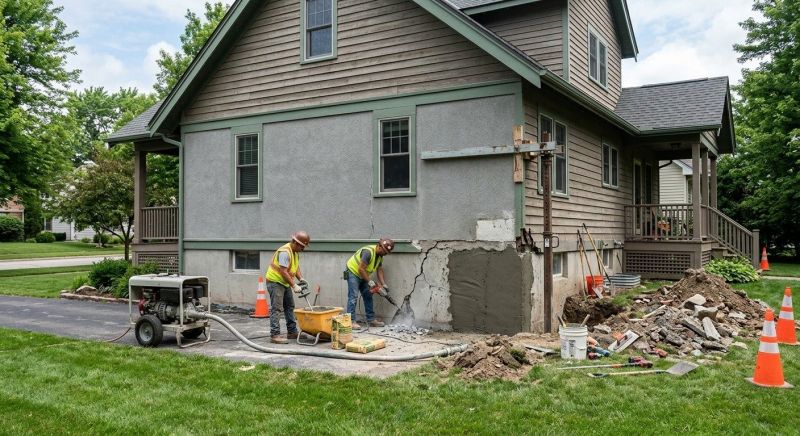 Emergency Foundation Repair in Hutchinson, KS