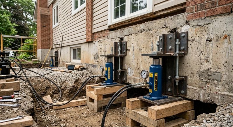 Foundation Jacking in Hutchinson, KS