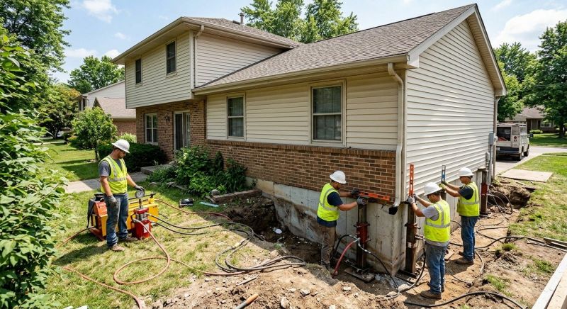 Foundation Jacking in Moundridge, KS