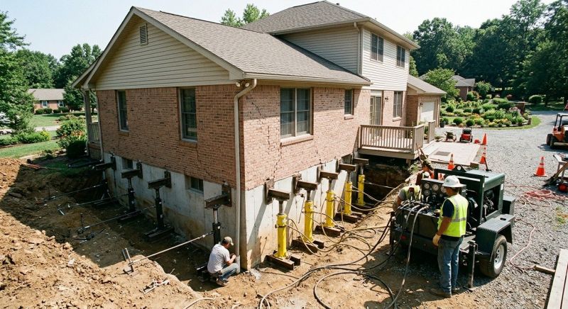 Foundation Jacking in Moundridge, KS