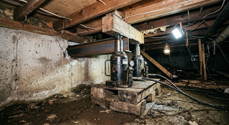 Foundation Jacking in South Hutchinson, KS