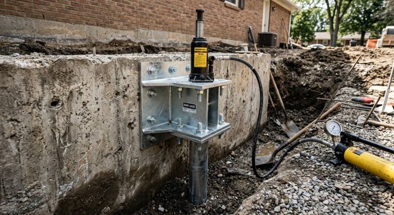 Foundation Pier Leveling in Hutchinson, KS