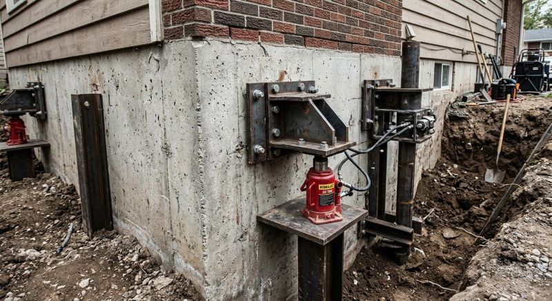Foundation Pier Leveling in Hutchinson, KS