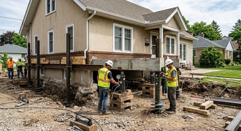 Foundation Releveling in Hutchinson, KS