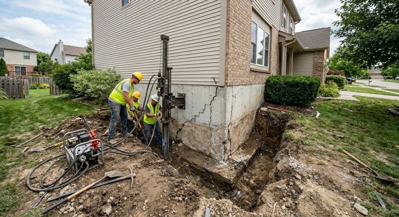 Foundation Renovation in Hutchinson, KS
