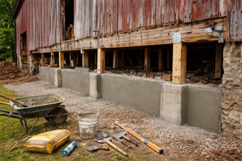 Foundation Renovation in Hutchinson, KS