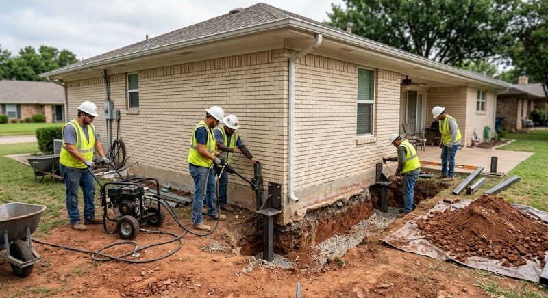 Foundation Stabilizing in Hutchinson, KS