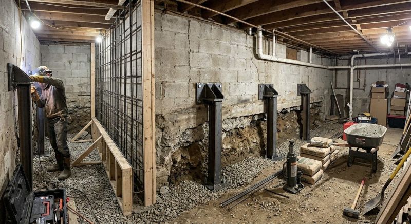 Foundation Stabilizing in Hutchinson, KS