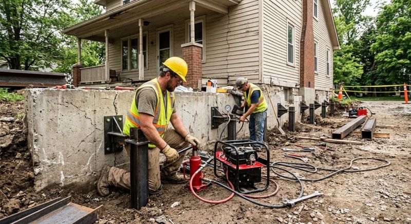 Foundation Stabilizing in Moundridge, KS