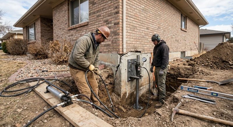 Foundation Stabilizing in South Hutchinson, KS