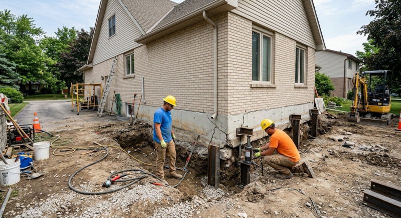 Helical Piers Installation in Hutchinson, KS