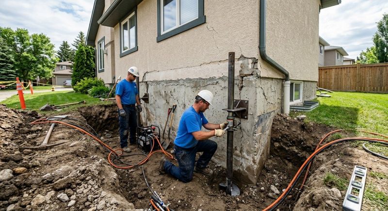 Helical Piers Installation in Hutchinson, KS