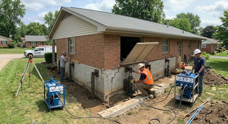 Home Foundation Leveling in Moundridge, KS