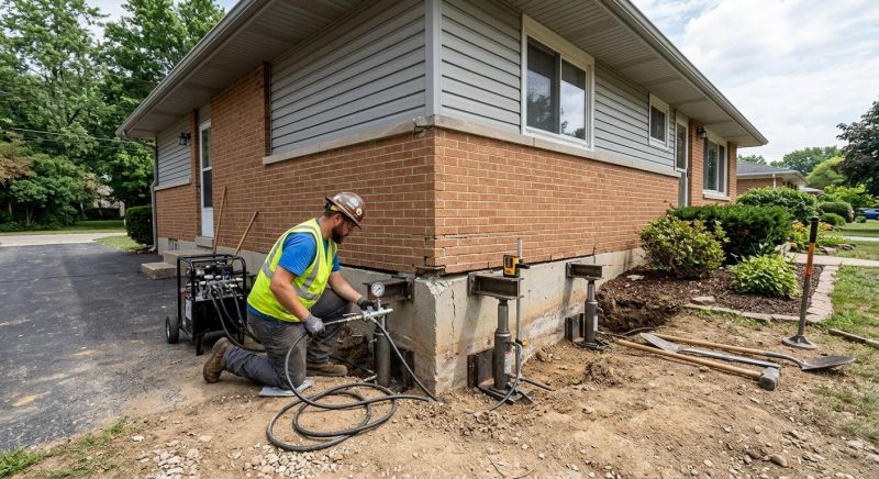 Home Foundation Leveling in South Hutchinson, KS