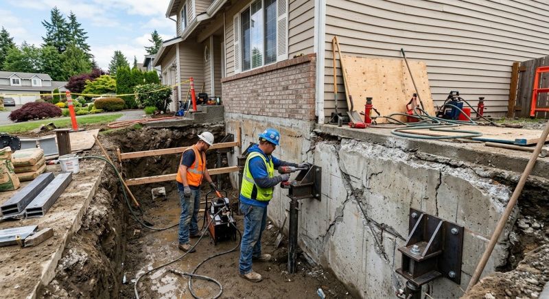 Home Foundation Repair in Hutchinson, KS