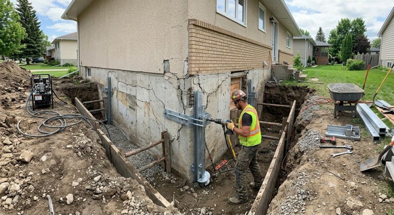 House Foundation Repair in Moundridge, KS