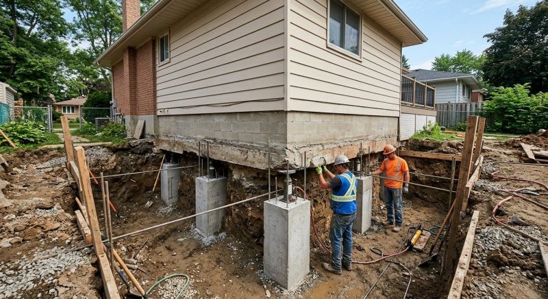 House Underpinning in Hutchinson, KS