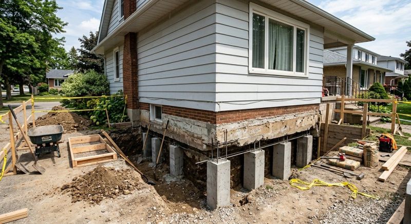 House Underpinning in Hutchinson, KS