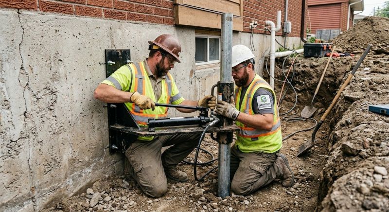 Settling Foundation Service in Hutchinson, KS