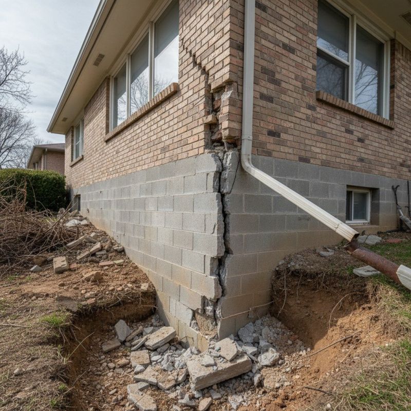 Settling Foundation Service in South Hutchinson, KS