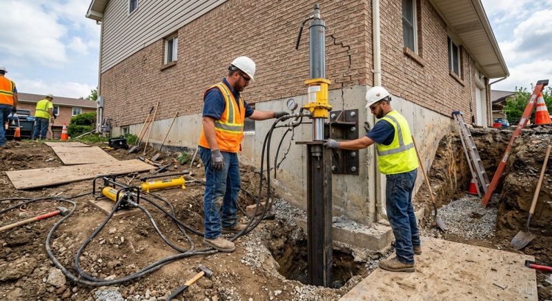 Settling Foundation Service in South Hutchinson, KS