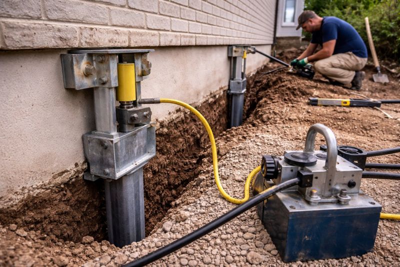 Sinking Foundation Repair in Hutchinson, KS