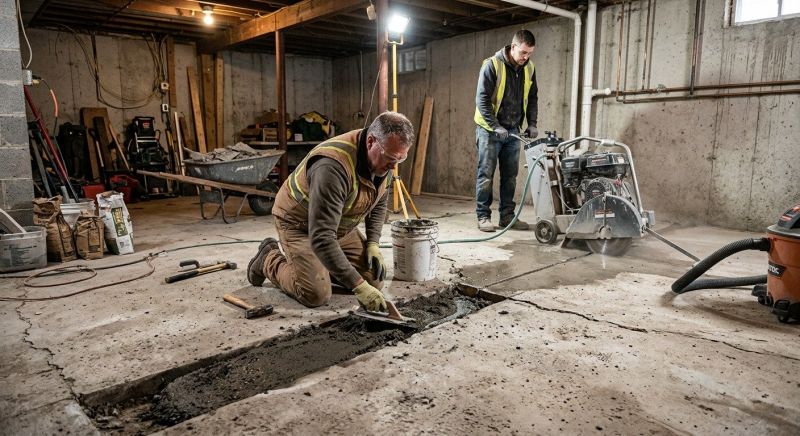 Slab Foundation Repair in Hutchinson, KS