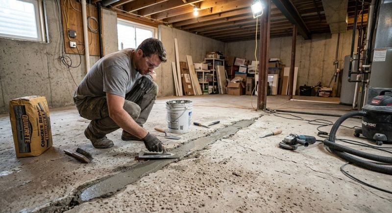 Slab Foundation Repair in Hutchinson, KS