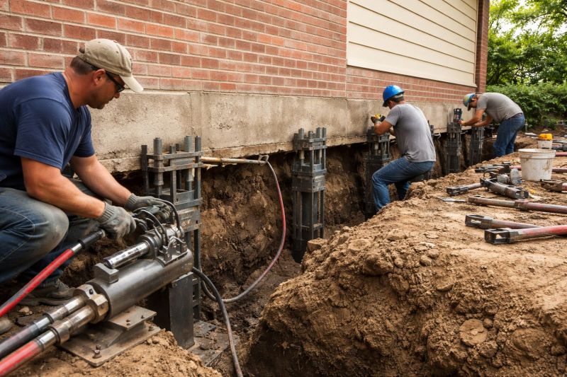 Slab Foundation Repair in Hutchinson, KS