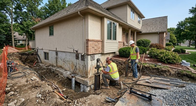 Structural Foundation Repair in South Hutchinson, KS