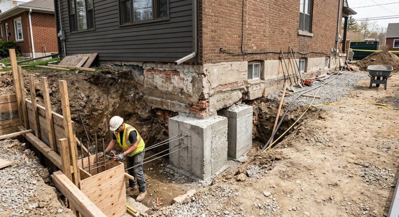 Structural Underpinning in Hutchinson, KS