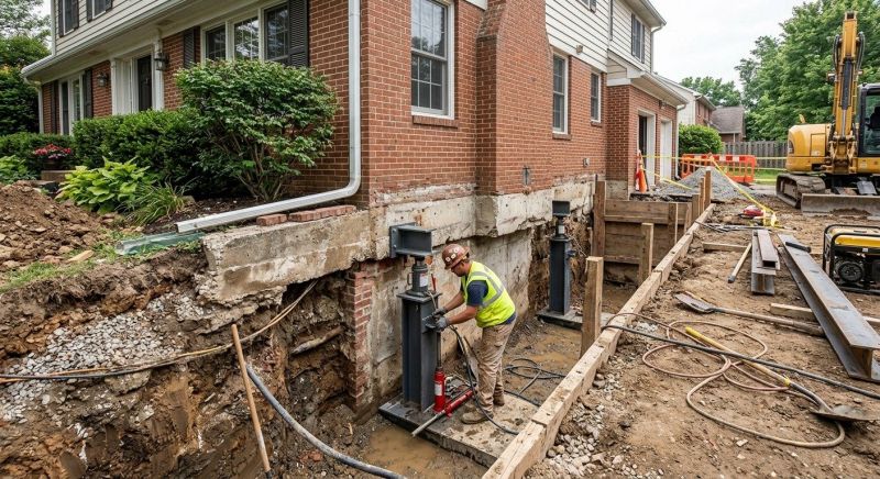 Underpinning Repair in Hutchinson, KS